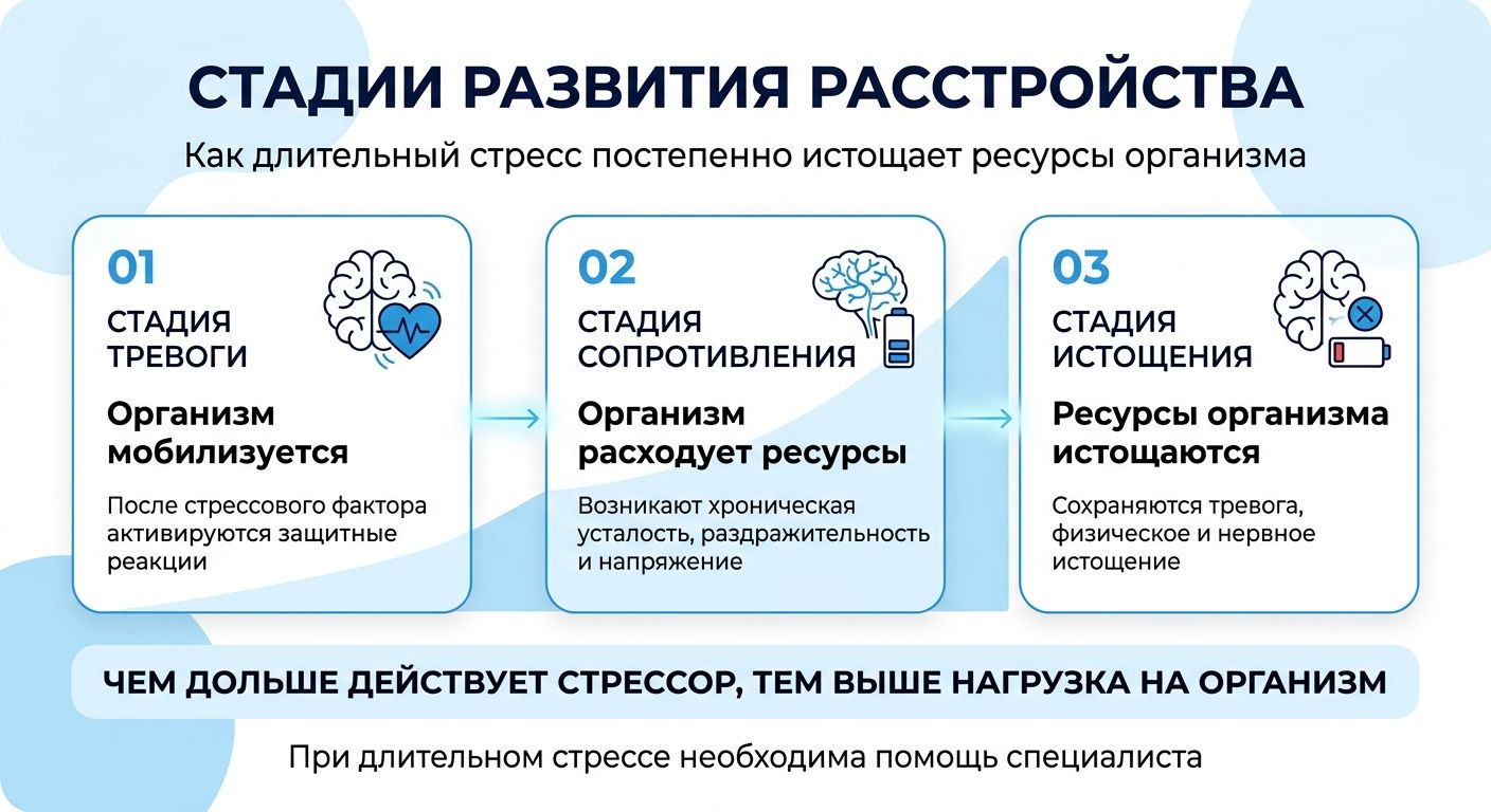 Лечение стресса в Аше инфографика